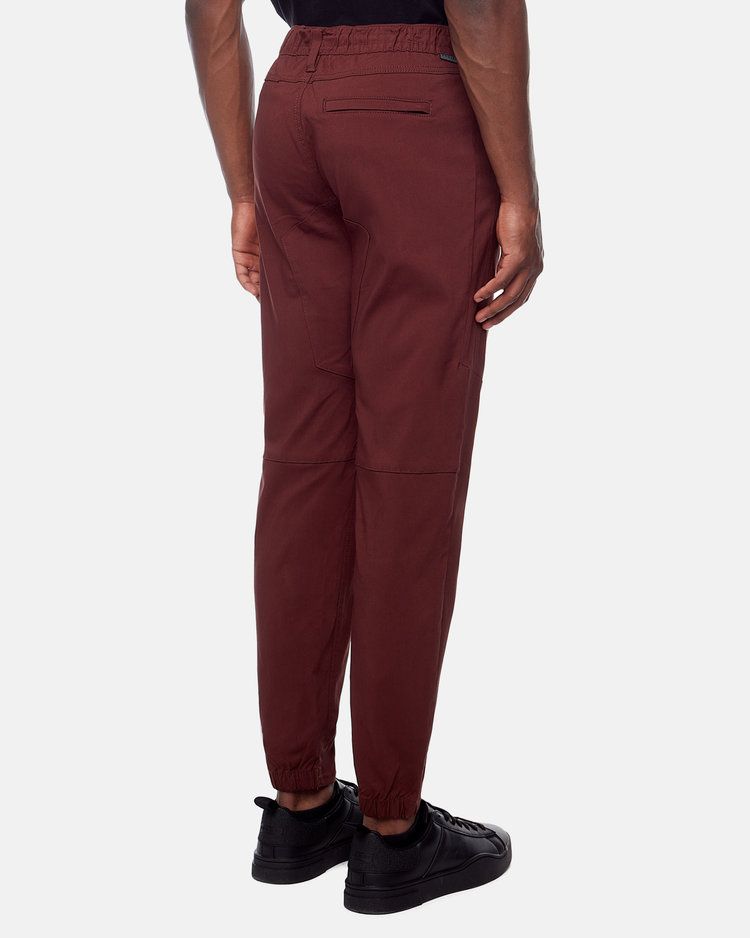 PROJEK RAW BUNGEE PULL-ON CHINO PANTS PROJEK RAW BUNGEE PULL-ON CHINO PANTS, Color: BRICK, Size: SMALL