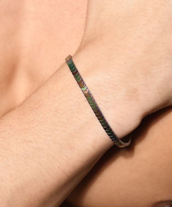 HEMATITE BRACELET, Color: RAINBOW