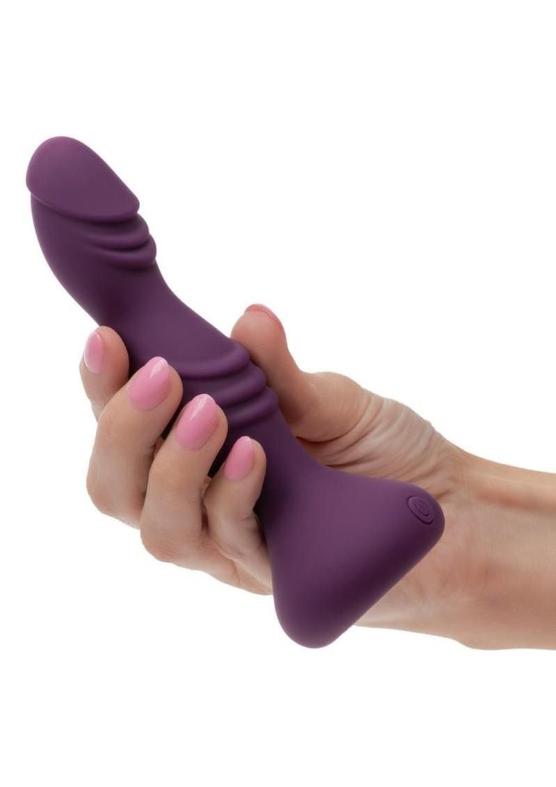 DEEP STUD RECHARGEABLE SILICONE REVERBERATING PROBE PURPLE DEEP STUD RECHARGEABLE SILICONE REVERBERATING PROBE PURPLE