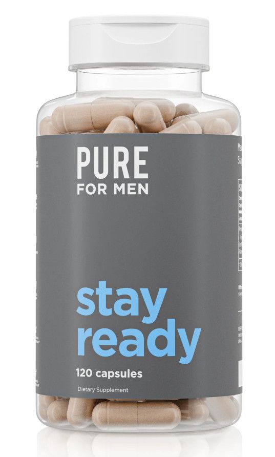 PURE FOR MEN STAY READY 120 CAPSULE