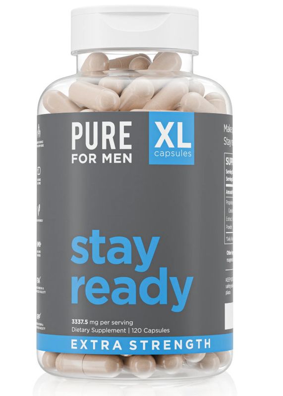 PURE FOR MEN EXTRA STRENGTH STAY READY 120 CAPSULE