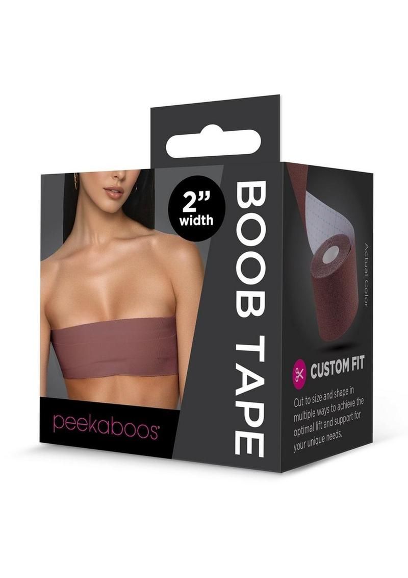 PEEKABOO BOOB TAPE 15FT, Color: CHOCOLATE