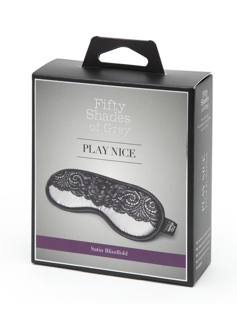 FIFTY SHADES OF GREY PLAY NICE SATIN LACE BLINDFOLD