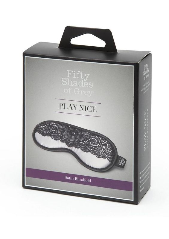 FIFTY SHADES OF GREY PLAY NICE SATIN LACE BLINDFOLD