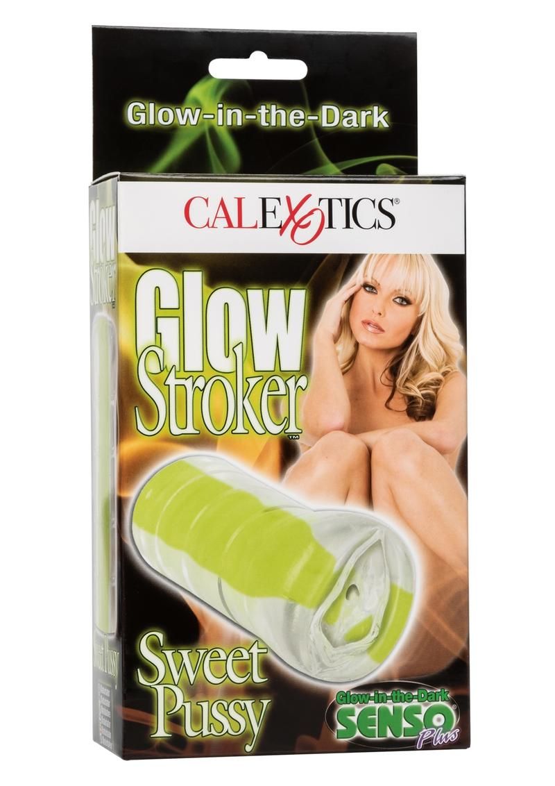 GLOW STROKER SWEET PUSSY GLOW-IN-THE-DARK