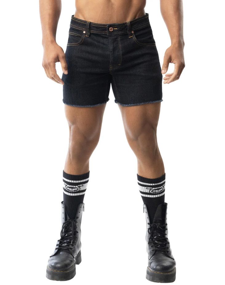 NASTY PIG QUAD SHORT RAW INDIGO, Size: 28