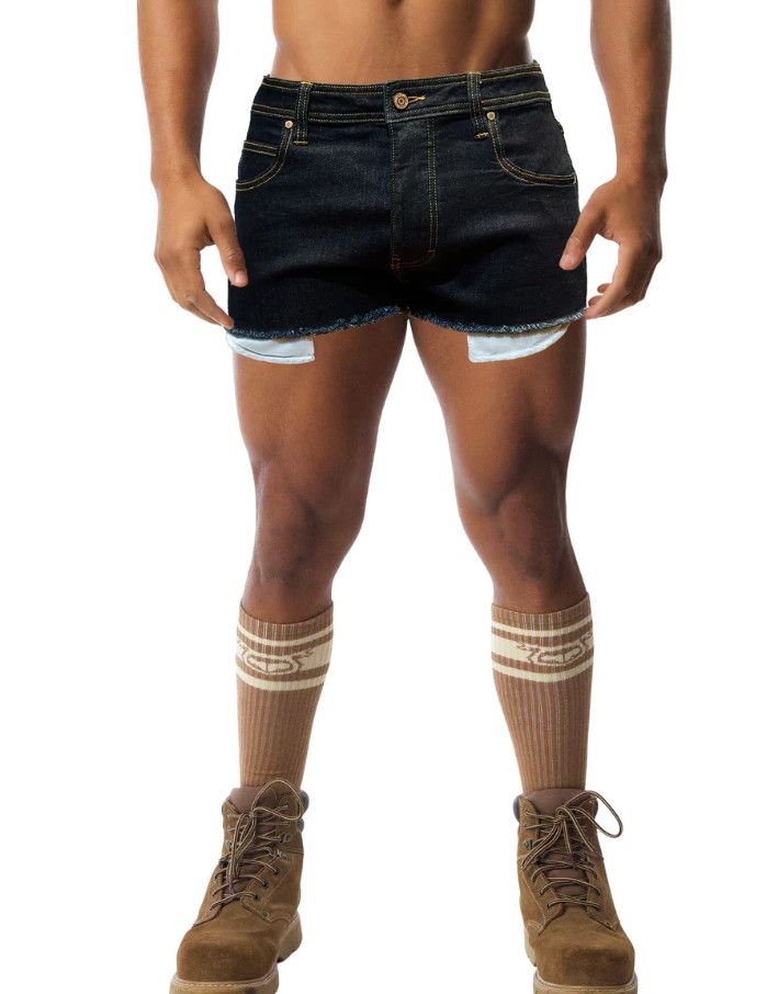 NASTY PIG DUKE SHORTS RAW INDIGO, Size: 28