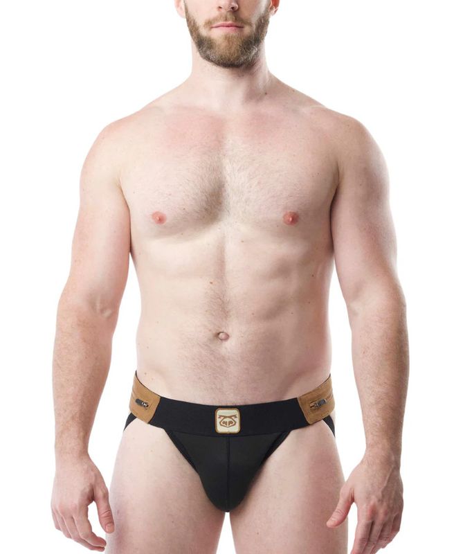 NASTY PIG FORGE JOCK STRAP BLACK & COCONUT