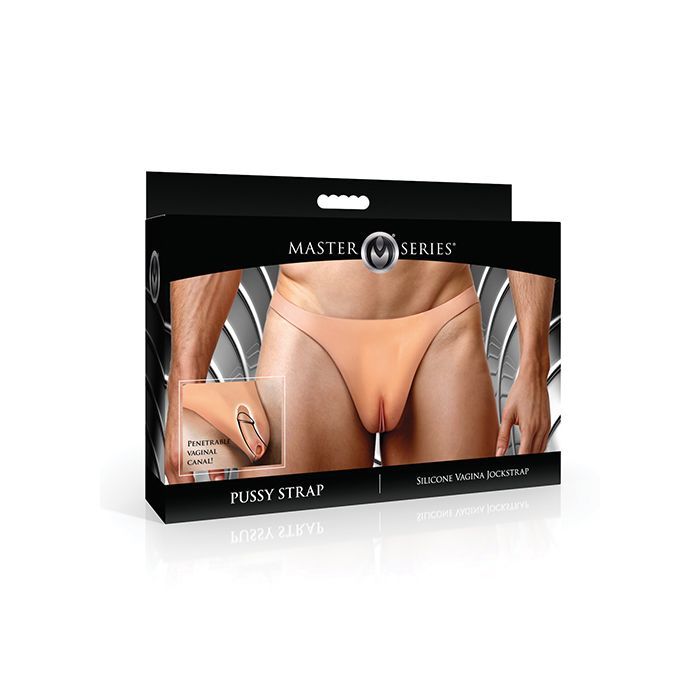 PUSSY STRAP SILICONE VAGINA JOCKSTRAP