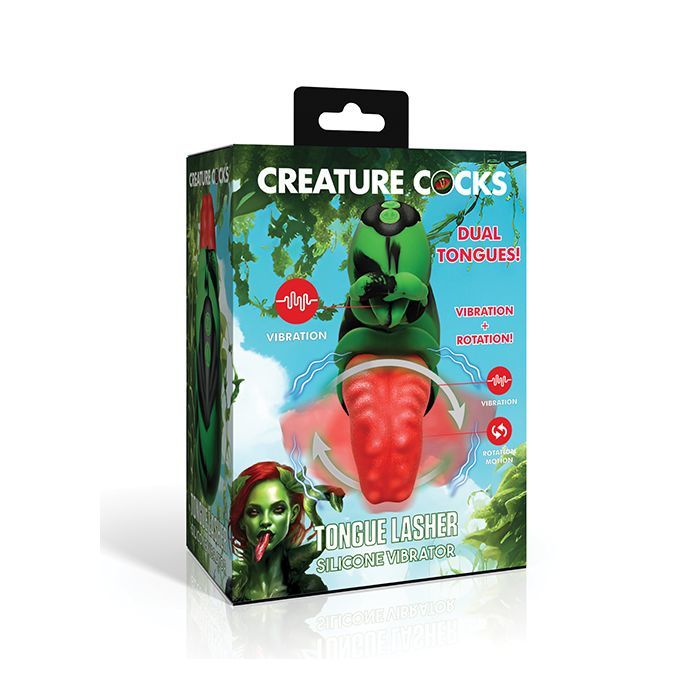 CREATURE COCKS TONGUE LASHER SILICONE VIBRATOR