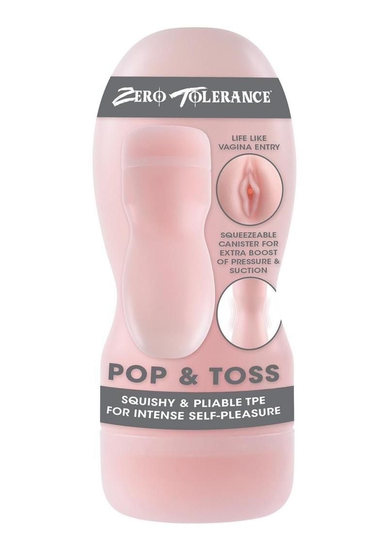 ZERO TOLERANCE POP & TOSS REALISTIC PUSSY STROKER ZERO TOLERANCE POP & TOSS REALISTIC PUSSY STROKER
