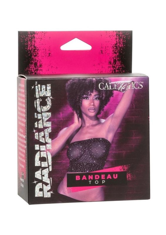 RADIANCE BANDEAU TOP BLACK