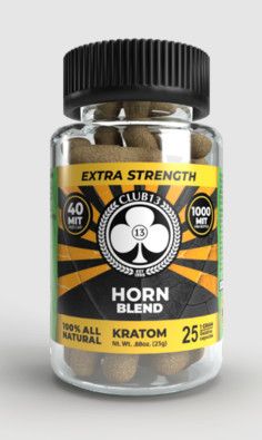 CLUB 13 KRATOM HORN BLEND CAPSULES