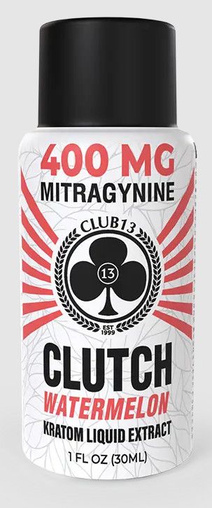 CLUB 13 KRATOM LIQUID EXTRACT 1oz CLUTCH WATERMELON