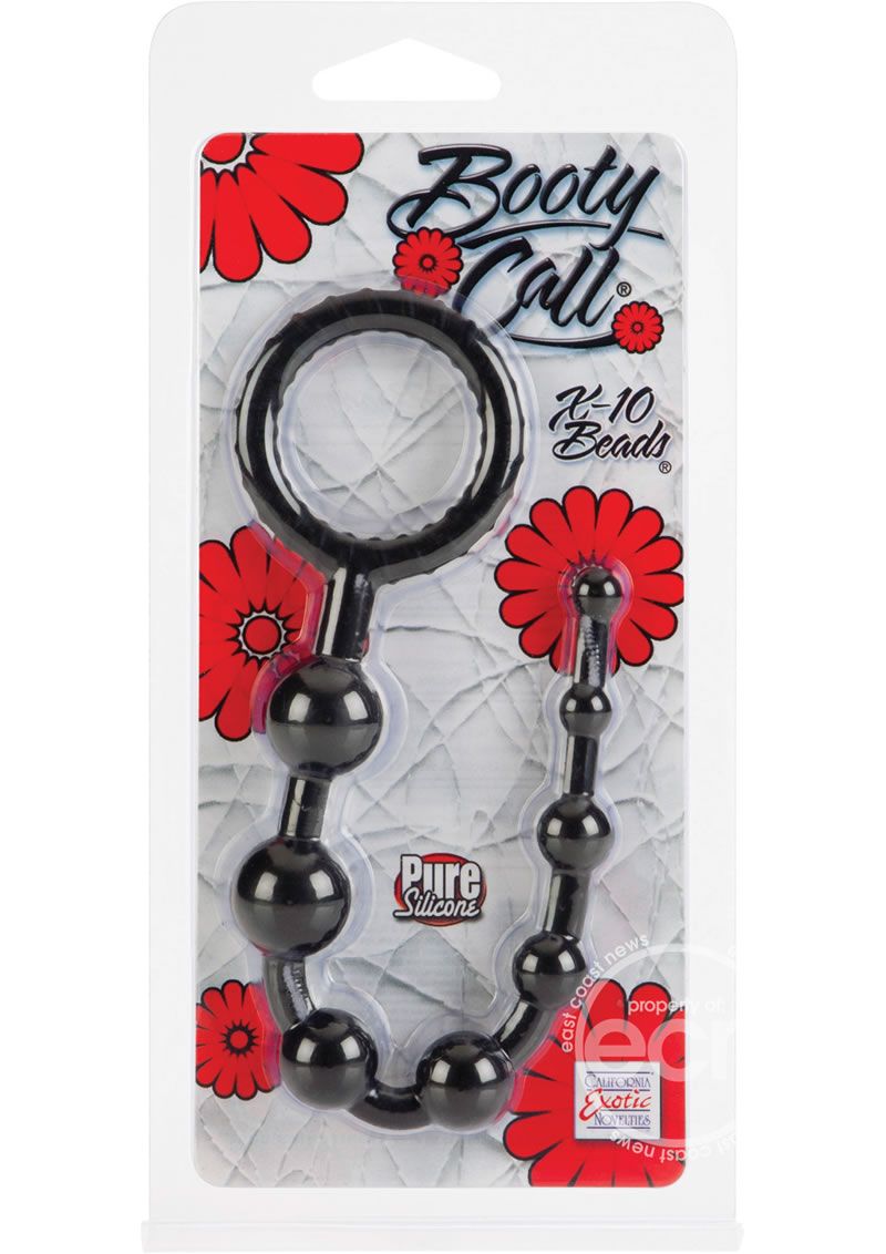 BOOTY CALL X-10 BEADS, Color: BLACK