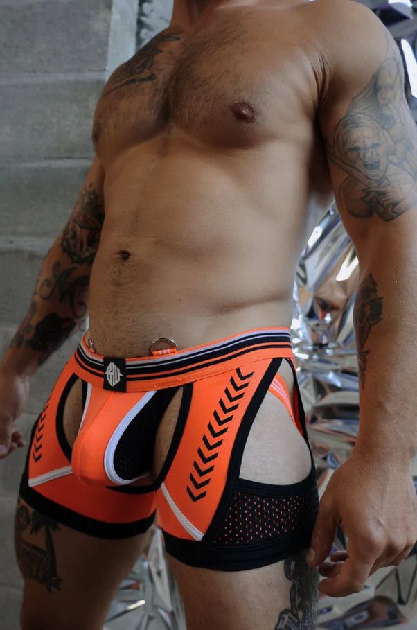 BREEDWELL CIRCUT BREAKER CHOCK NEON ORANGE, Size: SMALL