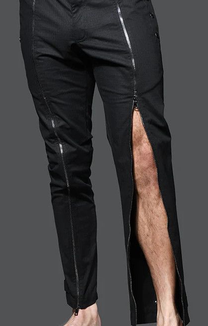 ANDREW CHRISTIAN SPECIAL FORCES CASPULE ZIPPER PANTS BLACK, Size: 30