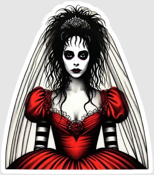 STICKER : RED DEAD BRIDE STICKER : RED DEAD BRIDE