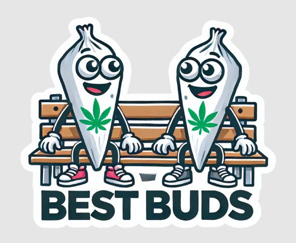 STICKER : BEST BUDS
