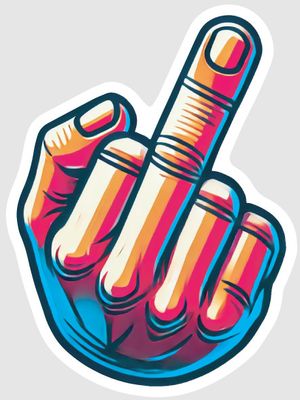 STICKER : BIRDY FINGER