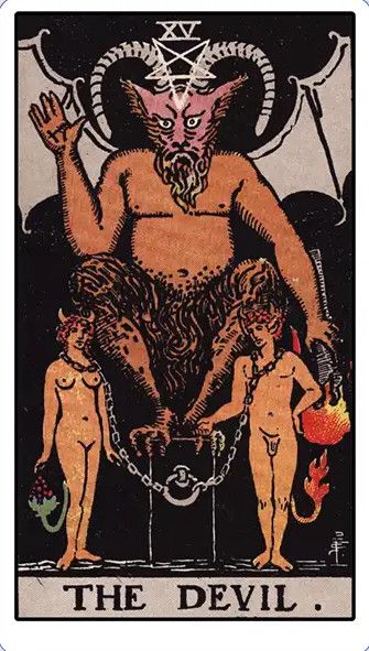 STICKER : DEVIL TAROT
