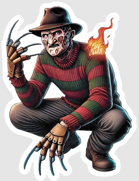 STICKER : FLAMIN FREDDY