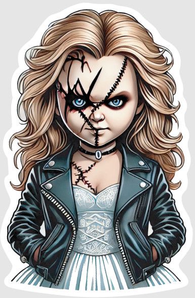 STICKER : CHUCKY'S BRIDE