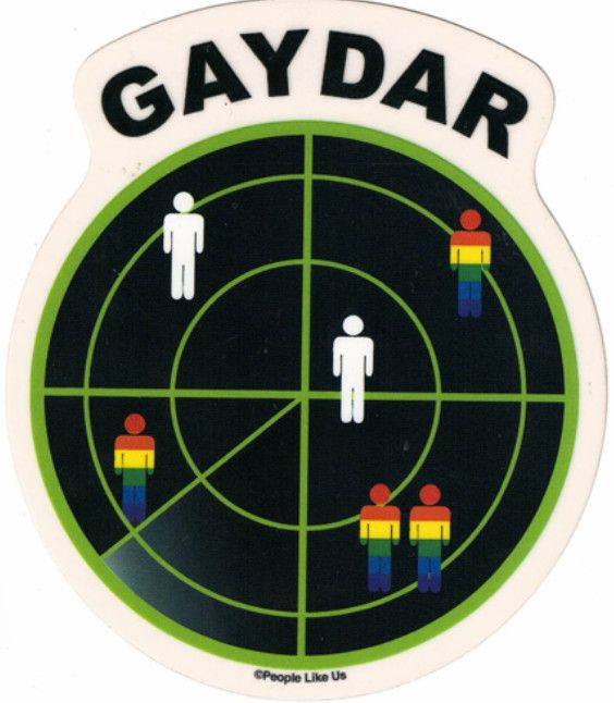 GAYDAR STICKER