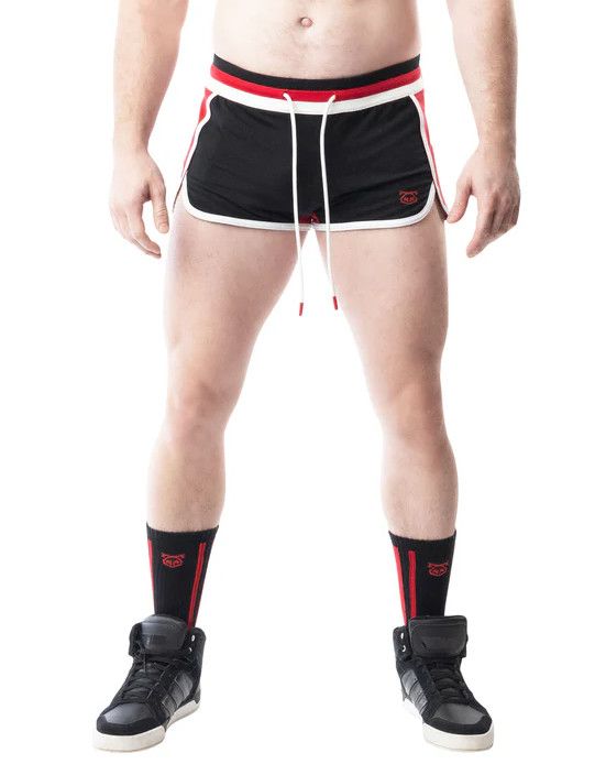 NASTY PIG LIFT CLUB TRUNK SHORT BLACK & RED
