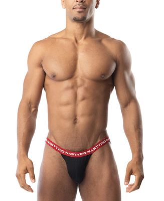NASTY PIG LIFT CLUB SPORT BRIEF BLACK & RED