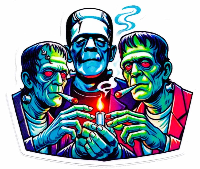 STICKER : FRANKENSTEIN FRIENDS