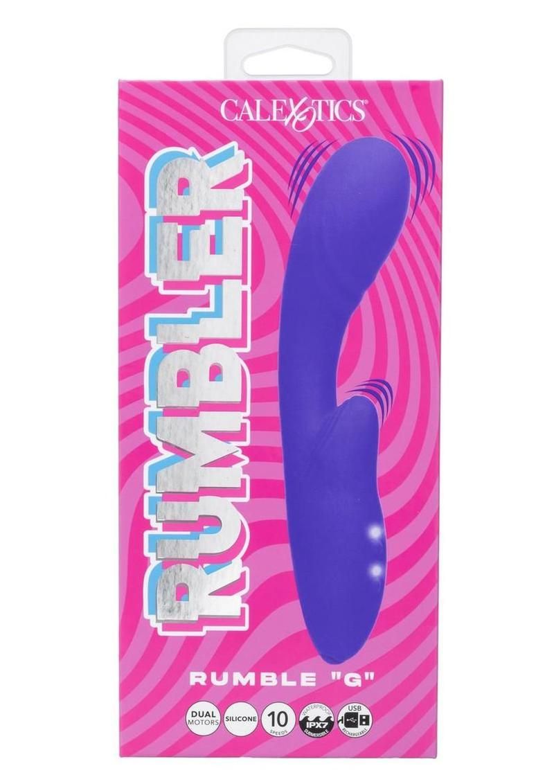 RUMBLER RUMBLE G RECHARGEABLE SILICONE DUAL VIBRATOR