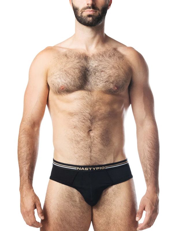 NASTY PIG WARM UP CLASSIC BRIEF BLACK NASTY PIG WARM UP CLASSIC BRIEF BLACK