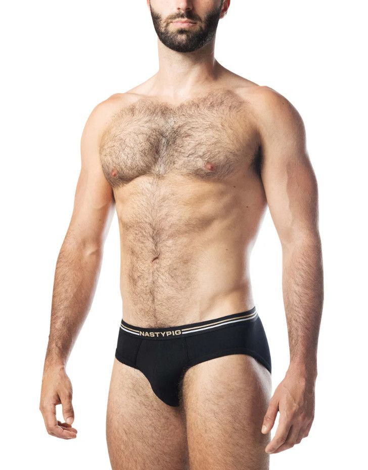 NASTY PIG WARM UP CLASSIC BRIEF BLACK, Size: SMALL
