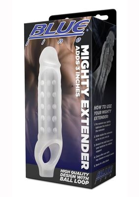 BLUE LINE C&B GEAR MIGHTY EXTENDER PENIS SLEEVE BLUE LINE C&B GEAR MIGHTY EXTENDER PENIS SLEEVE
