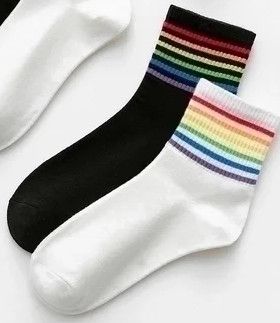 P&M QUARTER CREW SOCKS BLACK