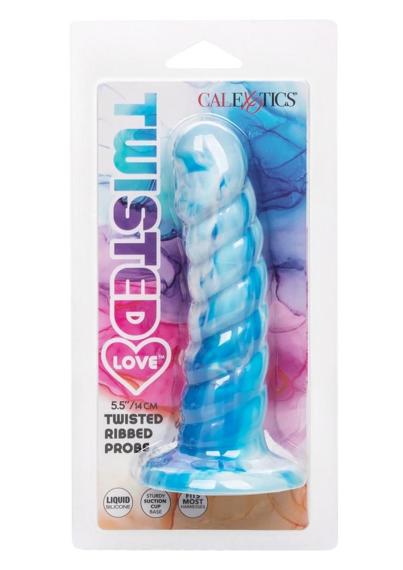 TWISTED LOVE TWISTED RIBBED PROBE TWISTED LOVE TWISTED RIBBED PROBE, Color: BLUE