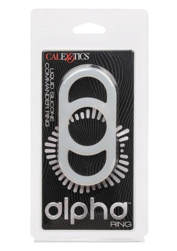 ALPHA LIQUID SILICONE COMMANDER RING NATURAL WHITE