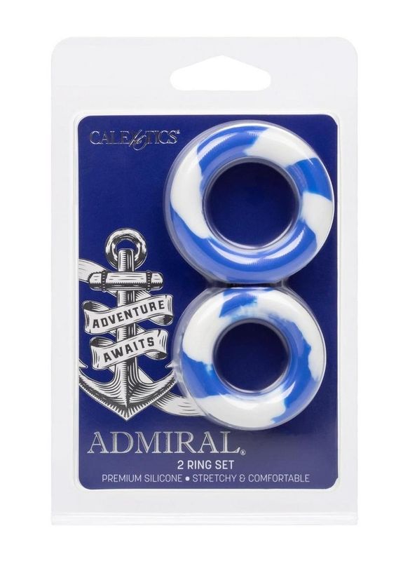 ADMIRAL SILICONE 2 COCK RING SET