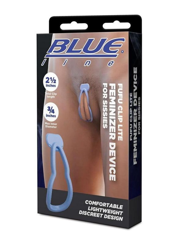 BLUELINE FUFU CLIP LITE FEMENIZER DEVICE FOR SISSIES BLUE