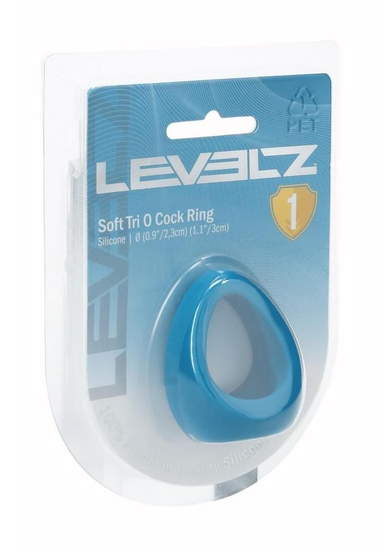 LEVELZ SOFT TOUCH TRI O SILICONE COCK RING