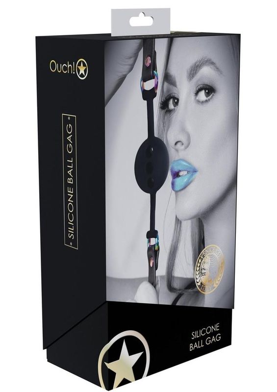 OUCH! VENICE COLLECTION BLACK BALL GAG