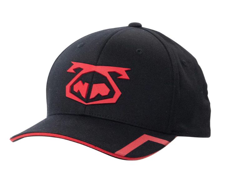 NASTY PIG IGNITE SNOUT CAP BLACK & RED