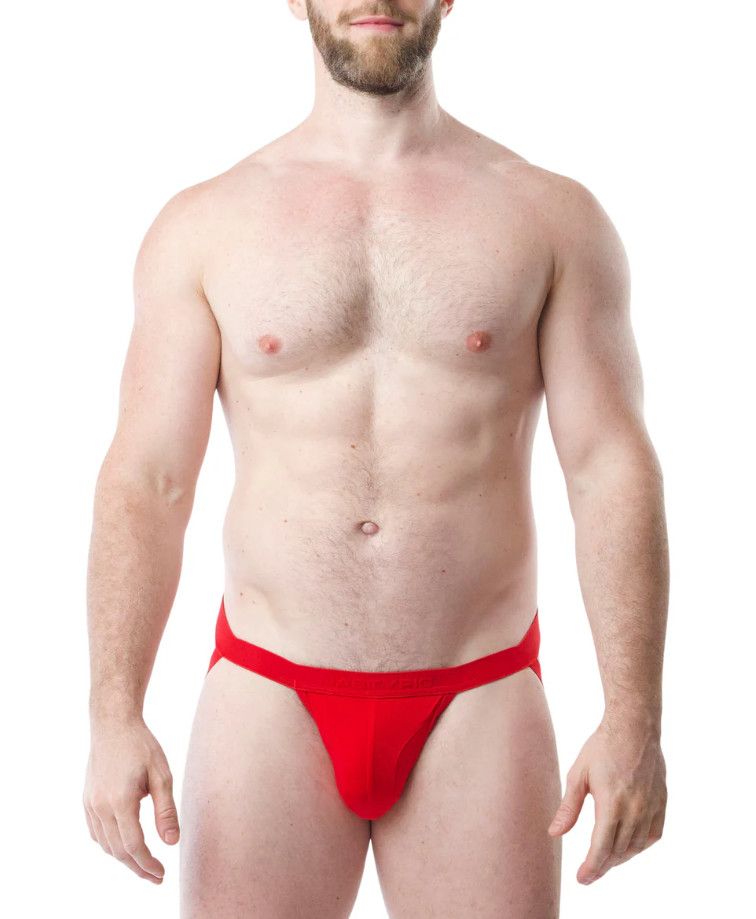 NASTY PIG INDULGE JOCK STRAP RED NASTY PIG INDULGE JOCK STRAP RED, Size: SMALL