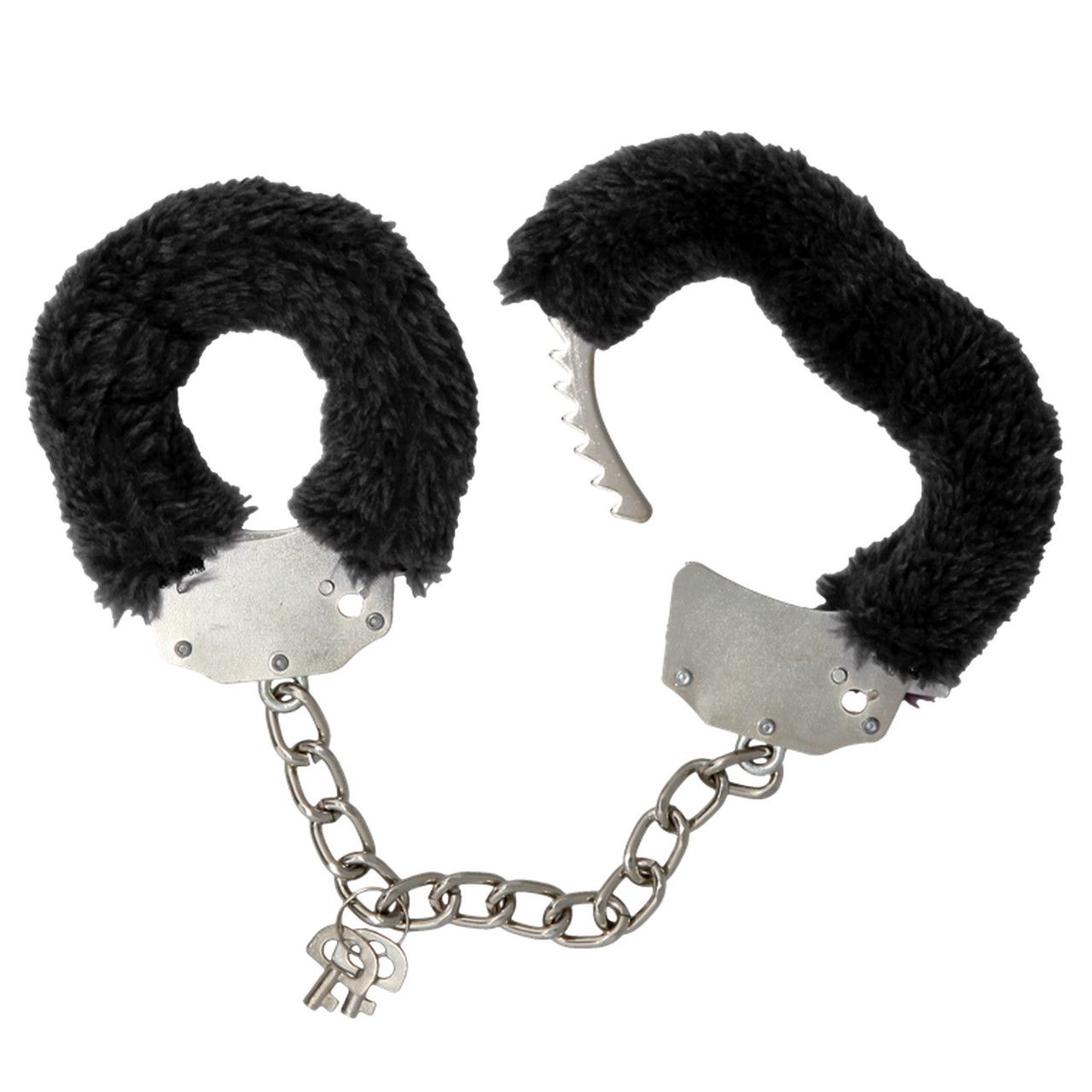 CONSENT AND COMPLY FURRY CUFFS CONSENT AND COMPLY FURRY CUFFS, Color: BLACK