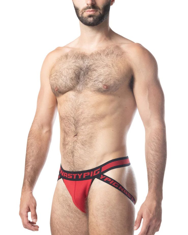 NASTY PIG INTAKE JOCK STRAP BLACK NASTY PIG INTAKE JOCK STRAP BLACK, Size: SMALL