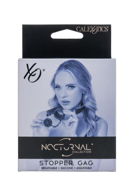 NOCTURNAL COLLECTION STOPPER GAG BLACK