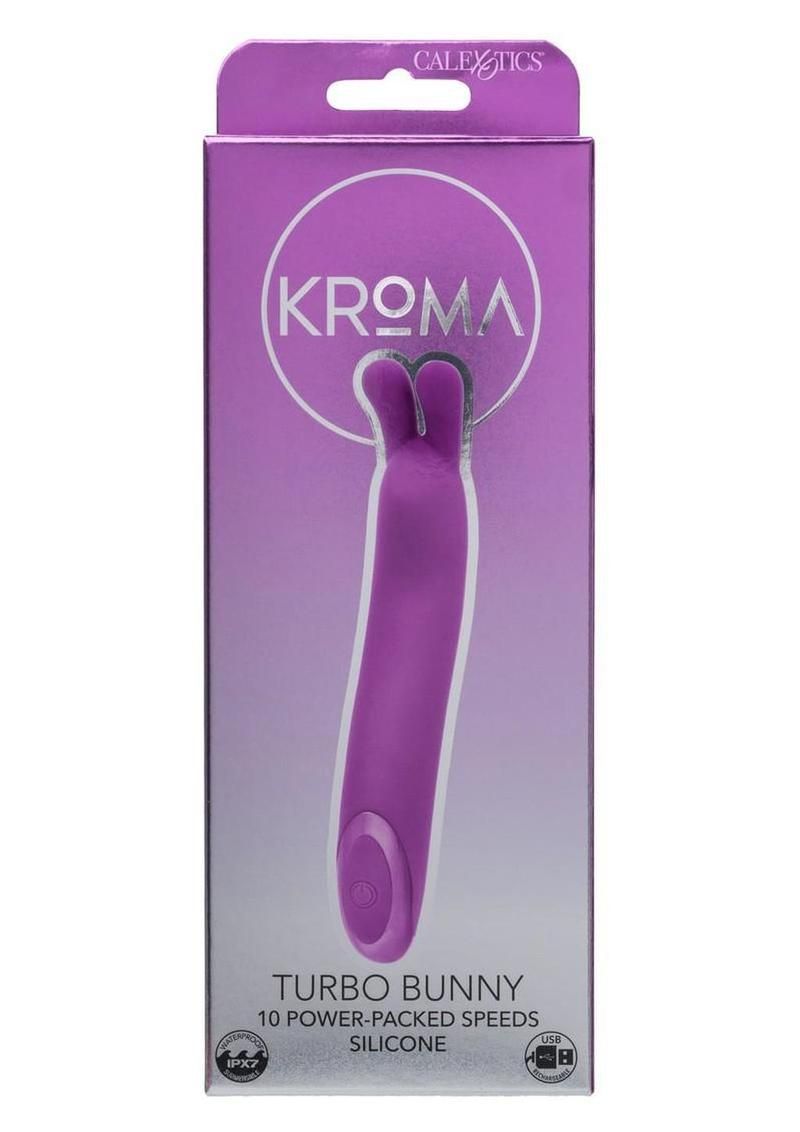 KROMA TURBO BUNNY SILICONE VIBRATOR PURPLE KROMA TURBO BUNNY SILICONE VIBRATOR PURPLE