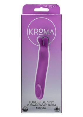KROMA TURBO BUNNY SILICONE VIBRATOR PURPLE