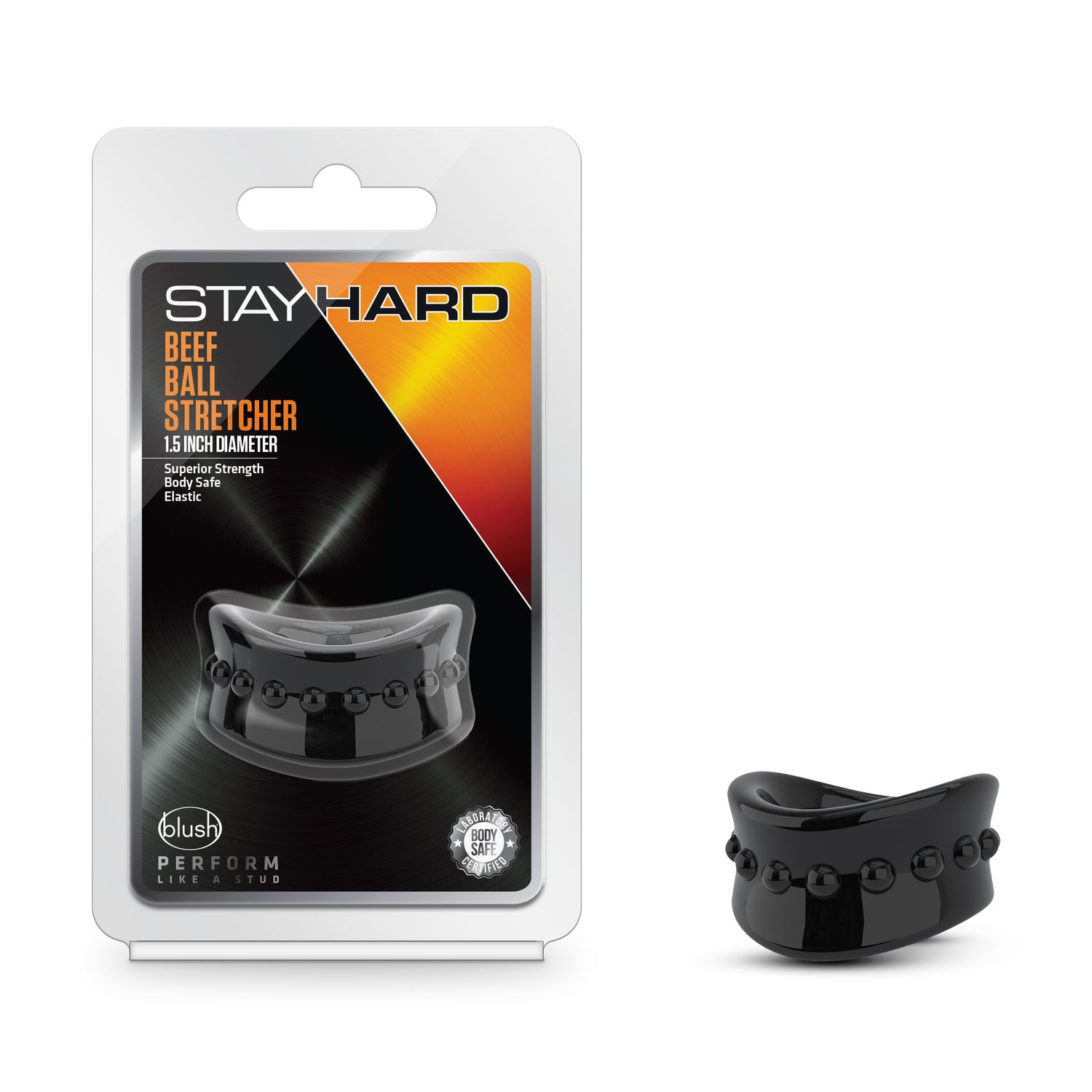 STAY HARD BEEF BALL STRETCHER, Size: 1"